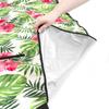 Beach picnic blanket mat insulation 200 x 200 anchors waterproof flowers
