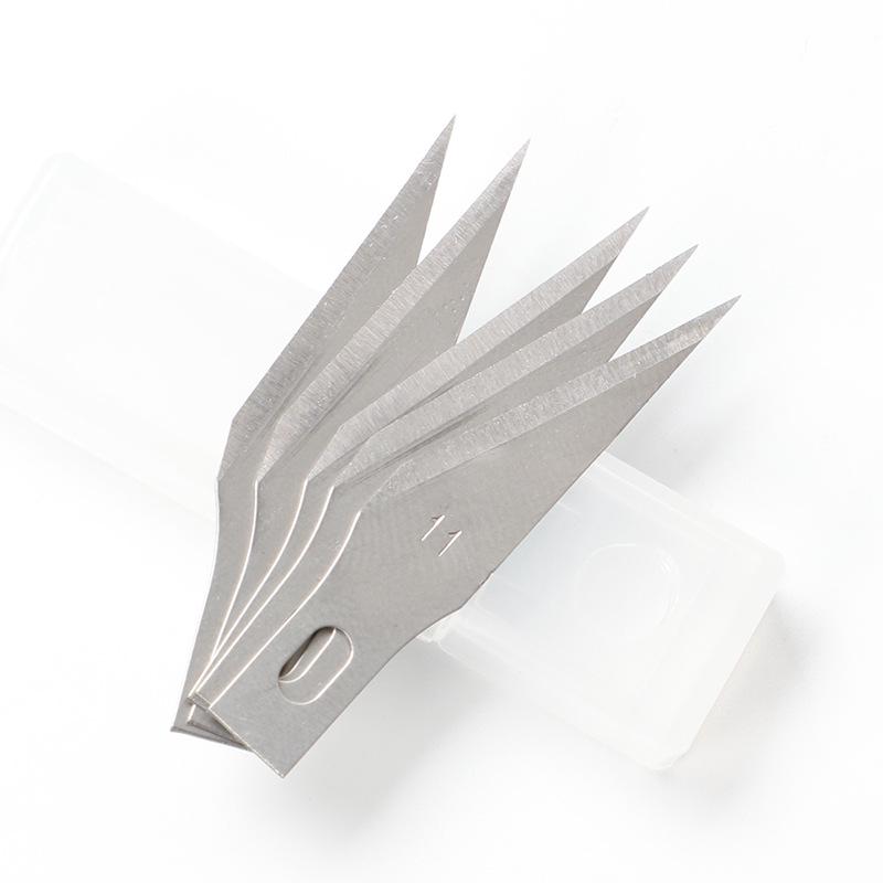 

Художественный нож из алюминиевого сплава для резки мобильной пленки, бумаги и резиновых штампов 5 Pieces 25-Degree Blades [Boxed]