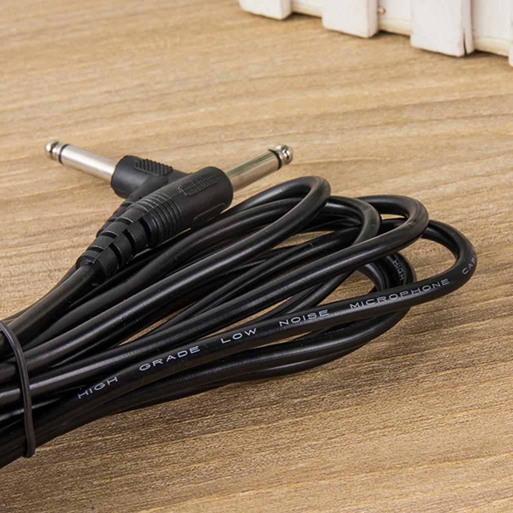 Audio Cable 5 Meter 16.4 FT HiFi Sound Transmission Nylon Metal Guitar Connecting Cord for Instrumen