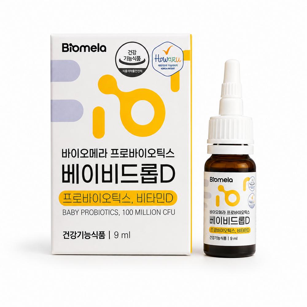Biomera Probiotics Baby Drop D Lactic Acid Bacteria 9ml 9 Pcs