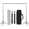 Vidaxl Studio Set With Lamps, Backdrops, and Reflectors