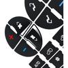 Unifizz 2 Packs AC Dash Button Repair Kit for Chevy, Best for Fixing Ruined Faded A/C Control Buttons - Decal Replacement Fits Select 07-14 for GM