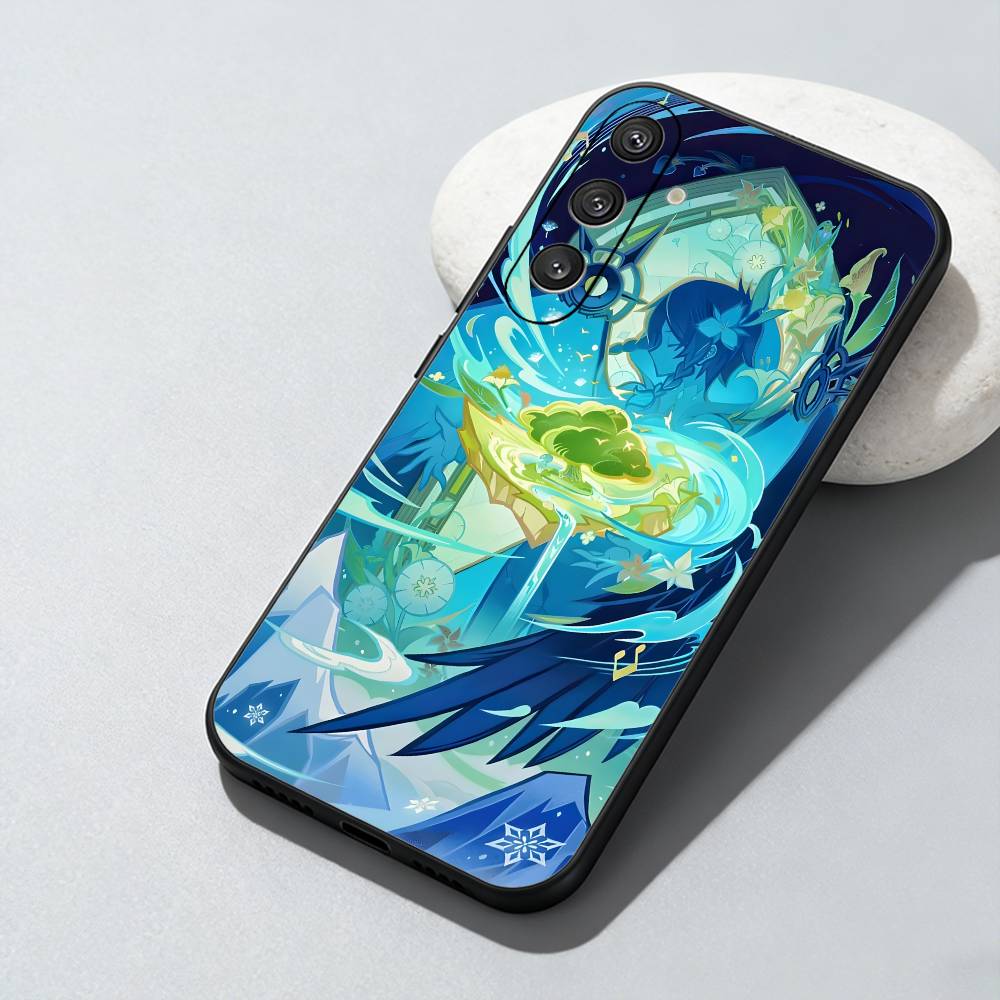 

Чехол для телефона Genius Invokation G-Genshin TCG для Samsung Galaxy A73, A72, A71, A70, A52, A51 Другие Мягкий Черный Чехол Samsung a31
