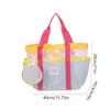 Large Capacity Mesh Swim Bag Breathable Beach Storage Bag  Toiletries Essential Organizer