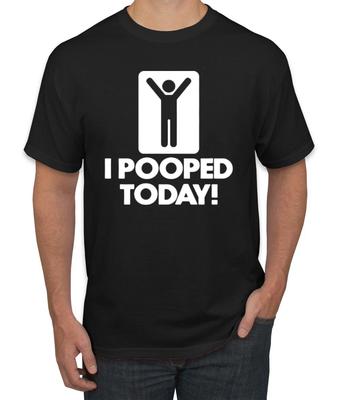 I Pooped Today Funny Poop Joke Classic Men's T- Shirt