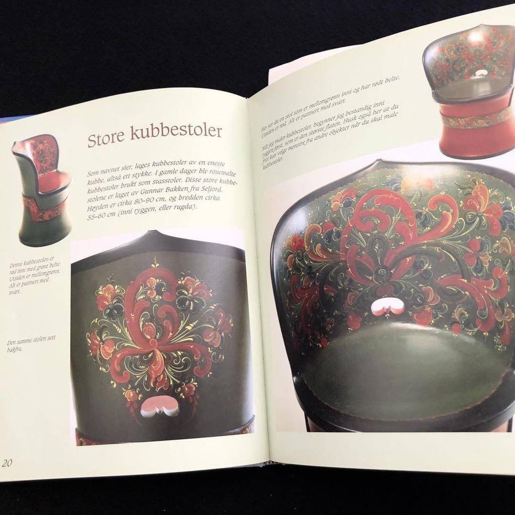 [USED] Nordic Norway Rosemaling Technique Book "Rosemaling" Tole Painting