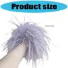 Feather Hair Ties With Flexible Cores Oversized Feather Hair Accessory Feather Cuffs Ideal For Busy Professionals