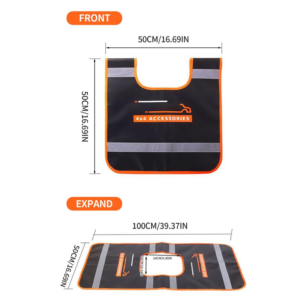 Safety Flags for Trucks Reflective Trailer Flag Rescue Equipment Anti-Rebound Waterproof Sign for Towing Rope Truck Trailer RV
