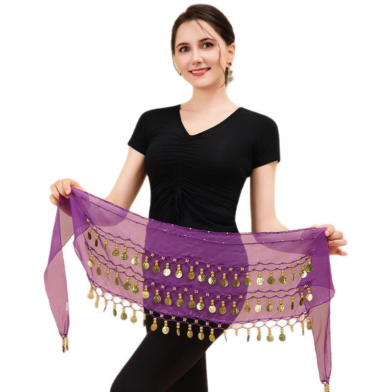Custom Belly Dance Waist Chain Belt with 66, 72, 98, or 128 Coins