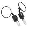 1 Pair Motorcycle Handle Bar End Mirrors Round 7 8in Rear View Mirror Replacement for Aprilia Tuono Mana Dorsoduro
