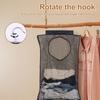 Dirty Clothes Storage Bag Basket Foldable Laundry Basket Wall Hanging Household Clothing Organizer with Hook Bathroom Mesh