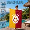 Galatasaray Football Club Emblem Beach Towel, Quick-drying, Easy to Care for, Suitable for Both Fitness and Beach Vacations,Sports Essential