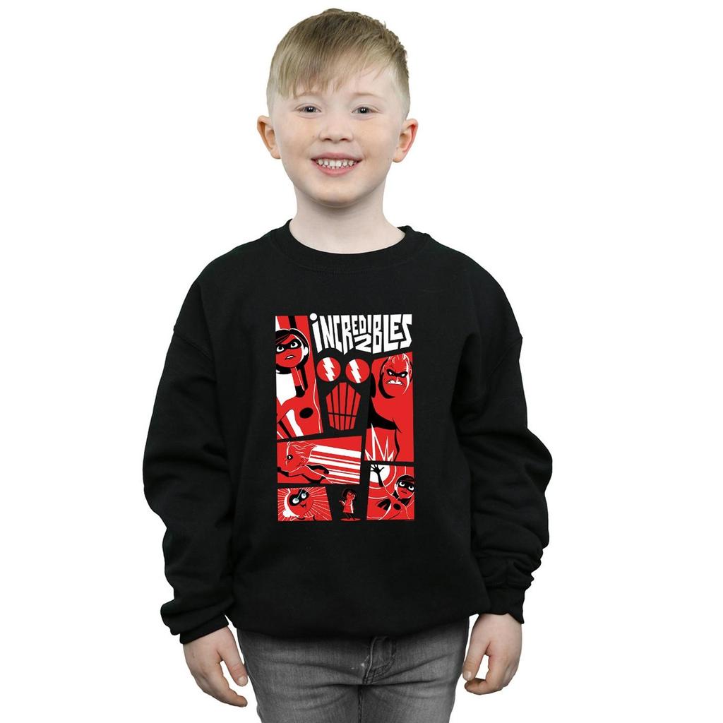 Disney Boys The Incredibles Collage Sweatshirt