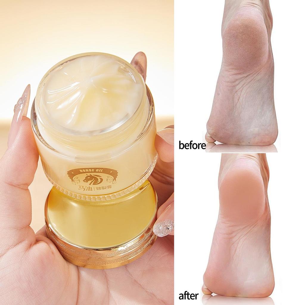 Best-Selling Horse Oil Cream: Moisturizing and Firming Hand and Foot Treatment for Dryness, Cracks, and Wrinkles.