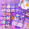 Children's DIY Beaded Bracelet Kit - Handmade Jewelry Set with Stringing Beads & Accessories