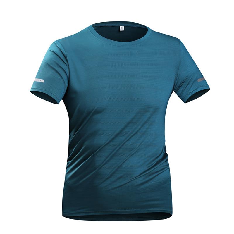 Camiseta de Seda de Hielo para Hombre Verano Ligera de Secado Rápido Camiseta Superior para Hombre Casual Ropa Deportiva Refrigerante, Transpirable, Corte Holgado Camisa de Manga Corta para Hombre