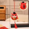 Christmas Plush Keychain Christmas Tree Deco Plush Keychains Backpack Christmas Party Gift Items Souvenirs Santa Claus Reindeer Xmas