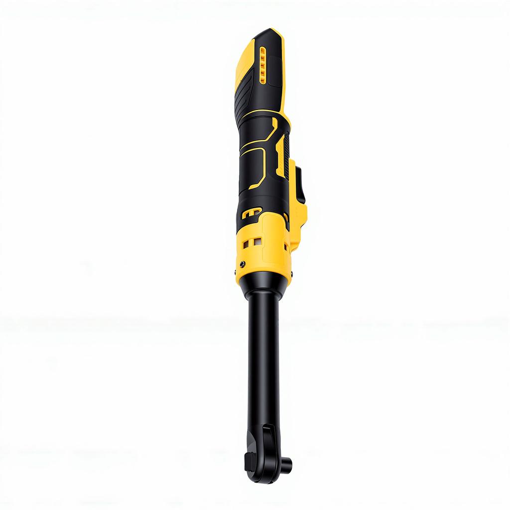 Kabellose Ratsche 3/8 Zoll Elektrische Ratsche 74 ft.lbs Drehmoment mit 6,3 Zoll verstärktem Kopf 1/2 1/4 Zoll Adapter 3