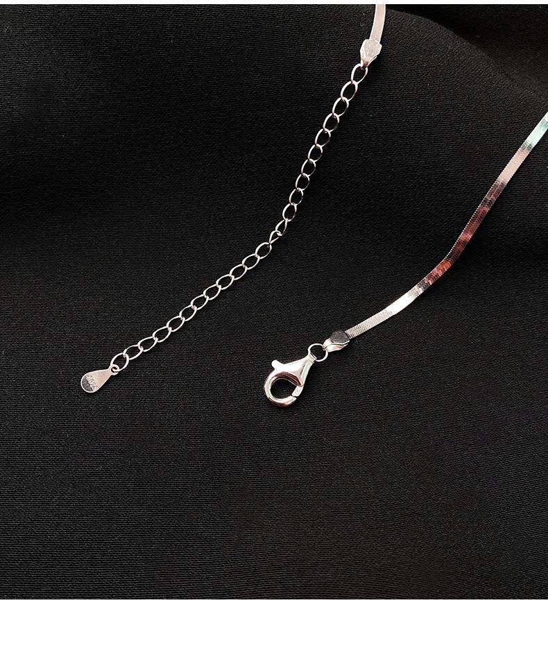 Collana Retro Osso di Serpente Coreana & Giapponese: Catena Clavicola da Donna Chic e Trendy Gioielli di Moda