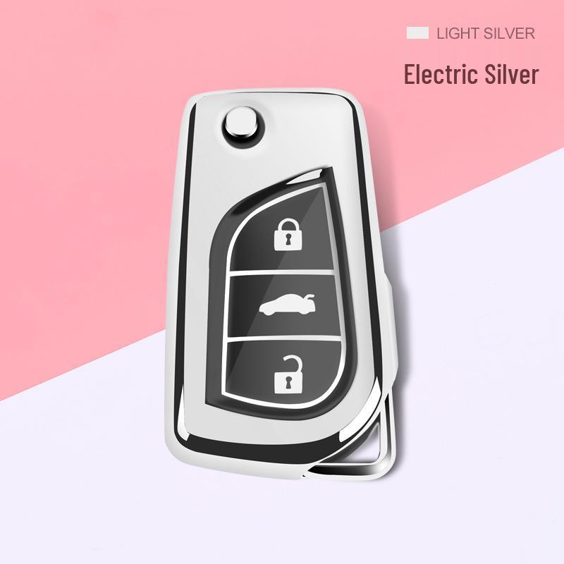 

Чехол для ключа Toyota для Corolla, Camry, Crown, Levin, Reiz, Highlander, RAV4 - Защитный чехол для ключа автомобиля