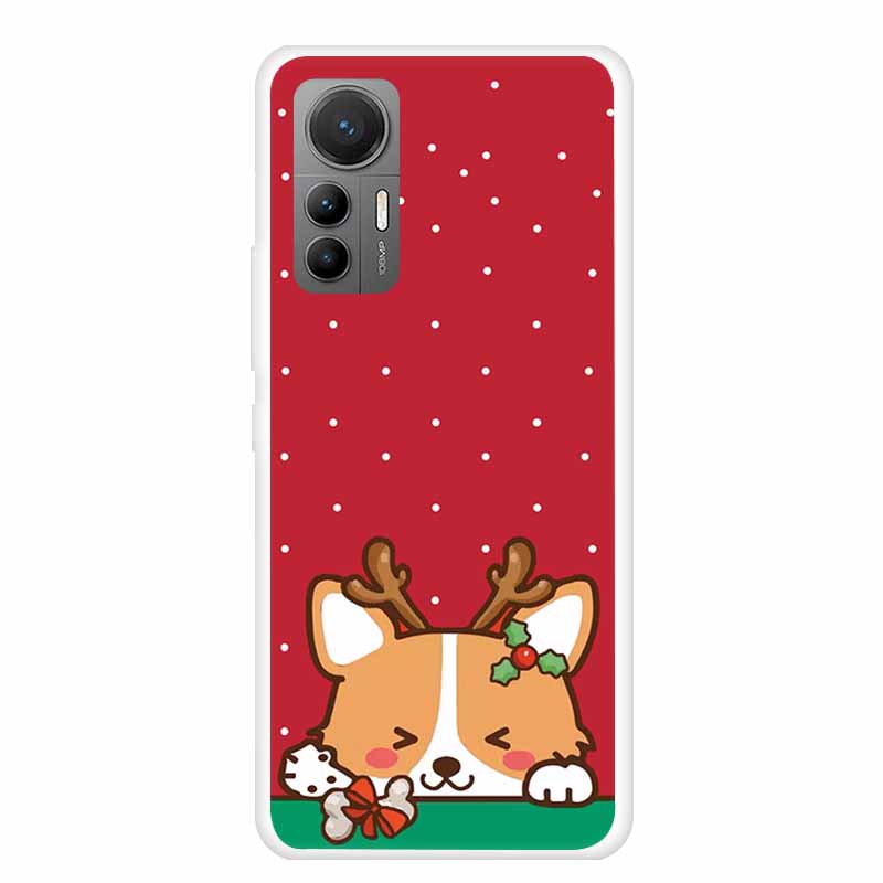 For Xiaomi Redmi K50 Ultra Case Christmas Soft Silicone Back Cover Phone Case for Redmi K50 Extreme Edition Clear Cartoon Funda