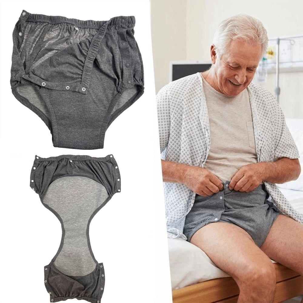 Antibacterial Washable Diaper Leak-Proof Absorbent Briefs  Bed Paralysis