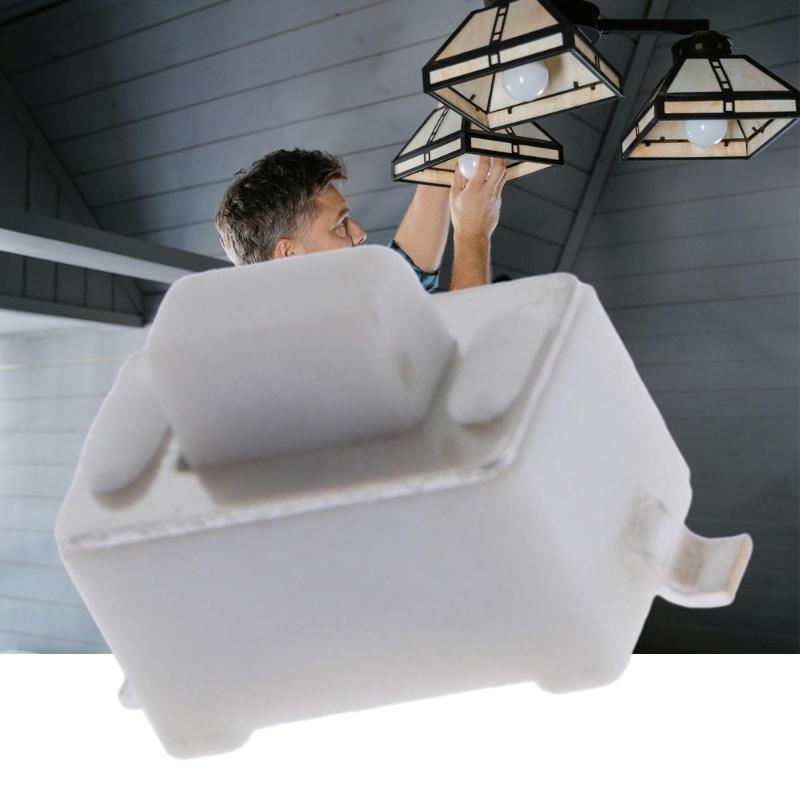 10Pcs Tact Switches Push Button Self Resetting Type Microswitch White Button Microphone Caps Microswitch Button Enduring