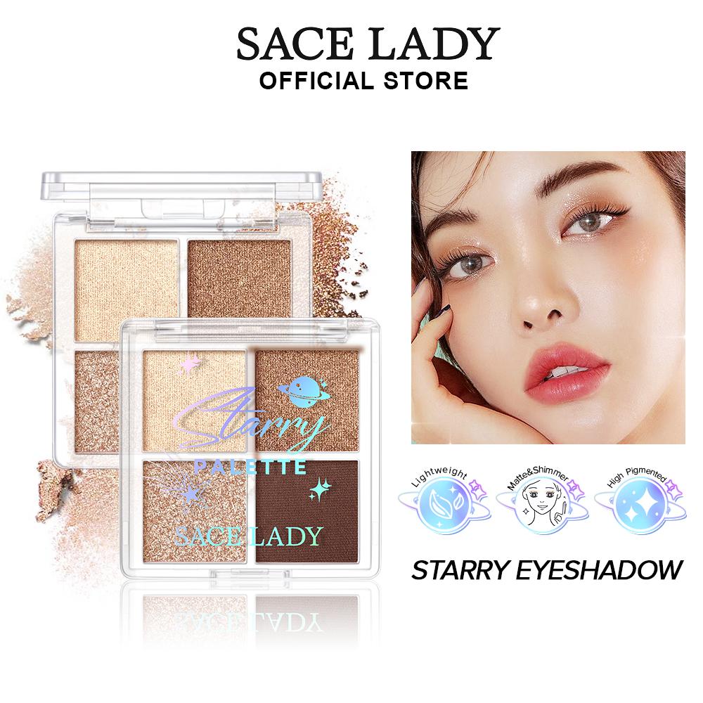 

Палитра пигментированных теней для век SACE LADY, матовая мерцающая палетка теней для век, гладкая, шелковистая, легкая, для макияжа глаз