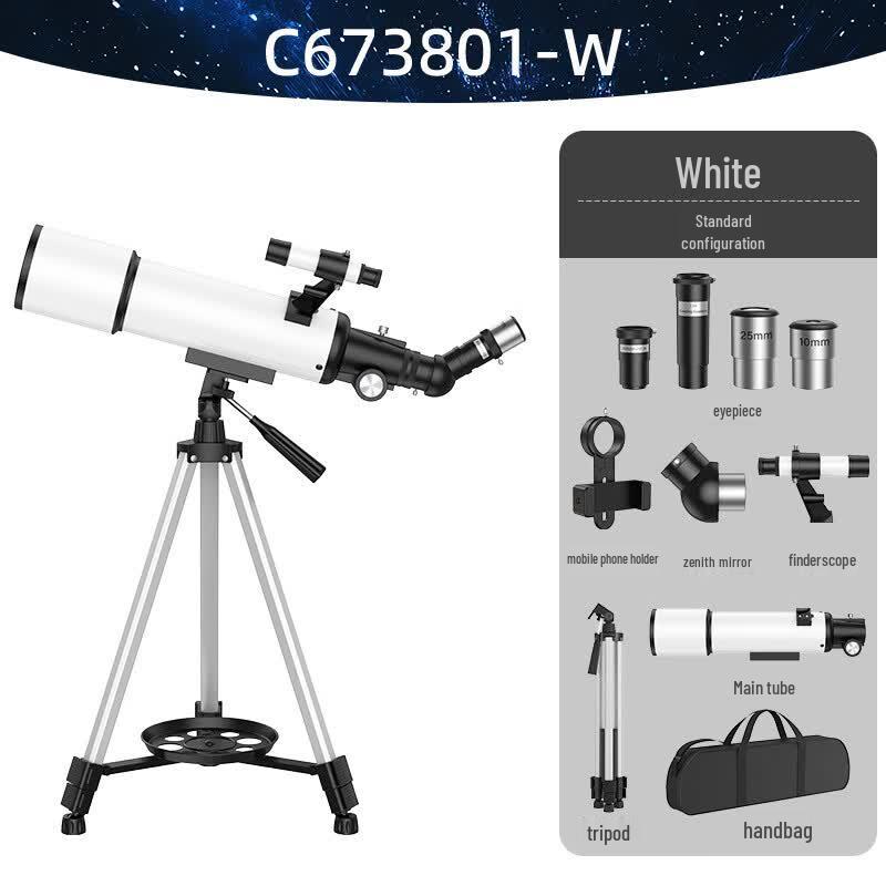 Miflame 80mm High-Definition Astronomical Telescope