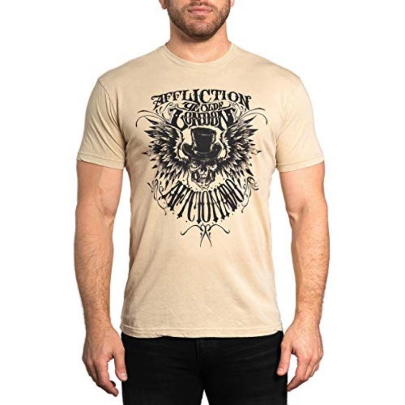 Affliction 3D T Shirts Men Affliction Clothing Core Classic Mens T-Shirts Casual ONeck Pullover Outdoor Tops Sportshirt Clothing