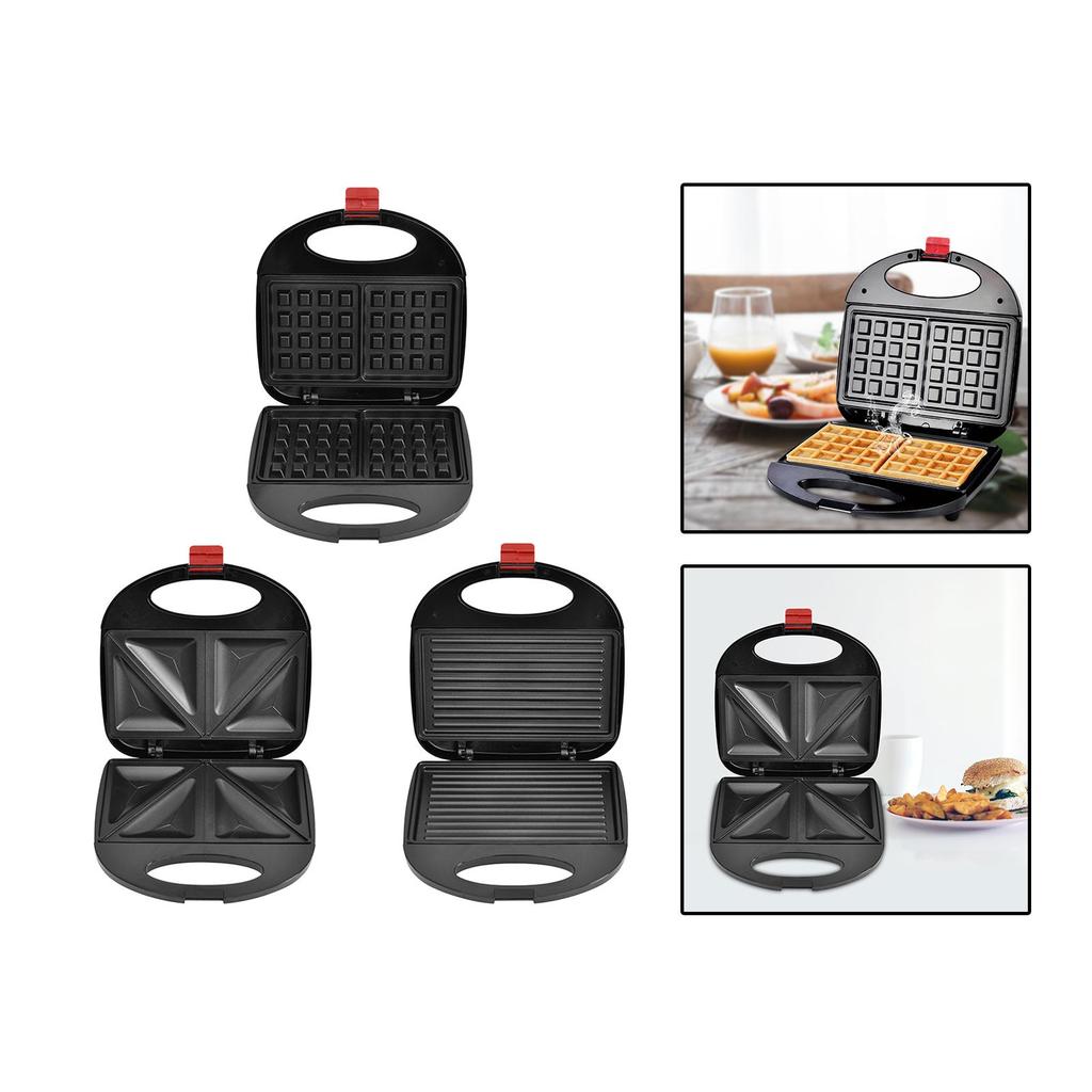 Electric Panini Press Breakfast Maker Machine for Sandwich Omelette Pancakes