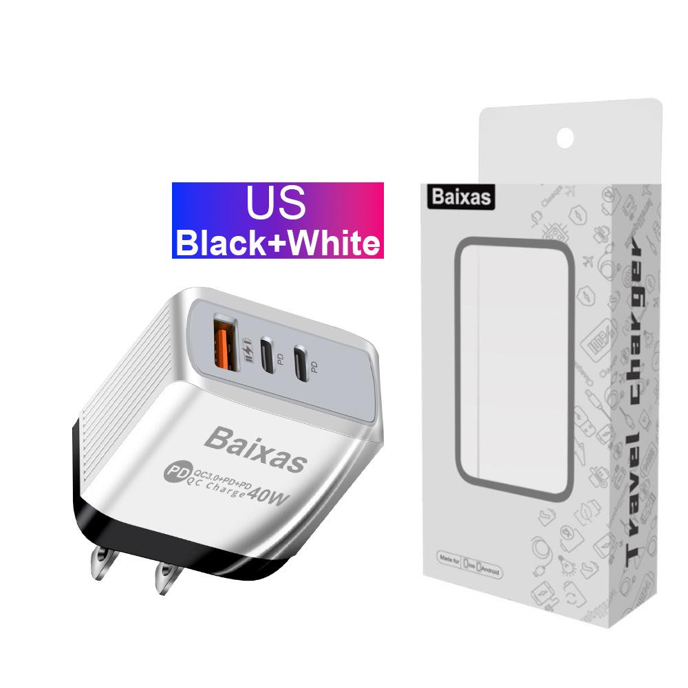 Universal Power Adapter: Compatible with EU, US, UK, AU Standards, featuring 1U + 2PD Charging Ports.
