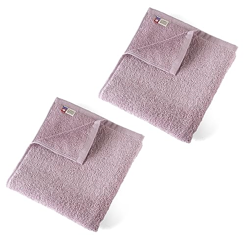 

[oruta] Imabari Certified Mini Bath Towels, Set of 2, Plain, Compact Bath Towel, Sports Towel, 45x97cm, Gym Towel, Compact, 100% Cotton, Made in Japan