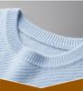 Men's Thick Pineapple Stitch Pure Wool Round Neck Sweater for Autumn/Winter 2025