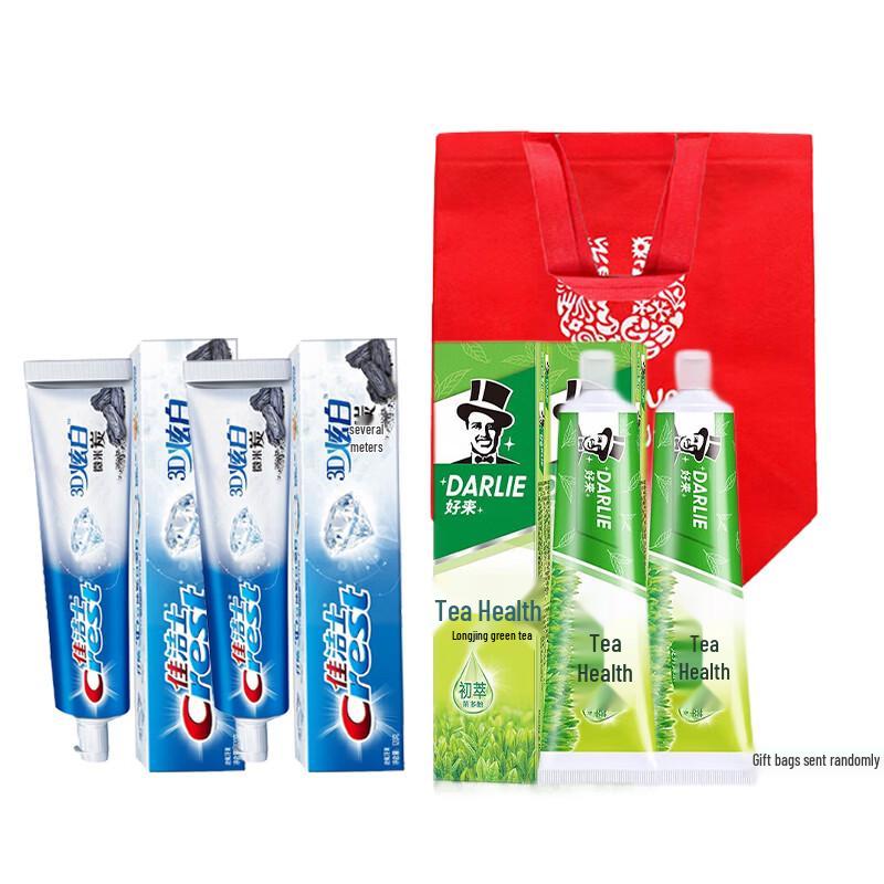 Crest Fresh Mint & Longjing Green Tea Toothpaste Set