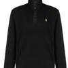 Polo Ralph Lauren Ss23 Logo Printed Fleece Sweatshirt Men sweatshirt Black 710850393-018