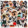 10/30/50PCS Kawaii Dog Hat PVC Sticker Aesthetic DIY Decoration Scrapbooking Accessories Stationery School Supplies