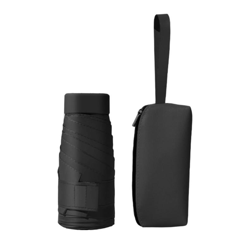 

Pocket Umbrella Foldable and Lightweighted Travel Umbrella with Storage Box UPF50+ and Rain Shade for Outdoor