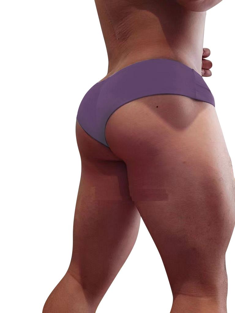 Low Rise Mens Briefs Sexy Thong Underwear for Men Soft Breathable Comfortable Panties