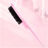 6Pcs Hair Brush Set Bristles Hair Brush Edge Controls Brush Tail Comb with Duckbill Clips Rubber Band for Women Girls