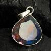 Top Quality Natural Opal 28 Ct Pear CERTIFIED 925 Sterling Silver Gems Pendant