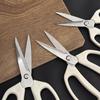 Stainless Steel Rust-Proof Kitchen Scissors Set with Plastic Handles - Large, Medium, Small Sizes for Home Use