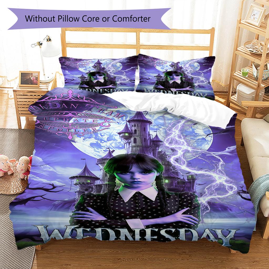 Comedy TV Pattern Bedding Quilt Set Quilt Cover Pillowcase Home Decoration Birthday Gift (1 * duvet cover + 2 * pillowcase, without core)