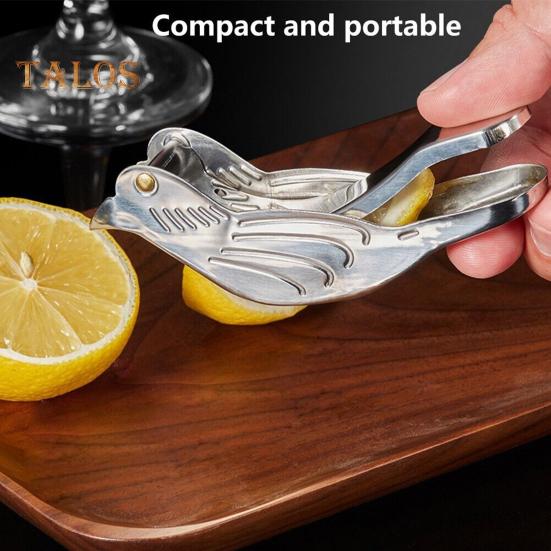 2Pcs Bird Lemon Squeezer Stainless Steel Bird Lime Juicer Manual Lemon Squeezer for Orange Tangerine Lime Beer Bottle Easy To Use Kitchen Tool