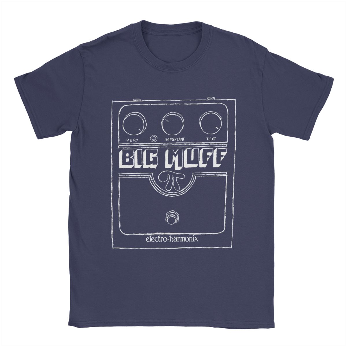 

Мужская футболка Big Muff Guitar Pedal Effect Shoegaze Vintage Cotton Tees Футболки с коротким рукавом O Neck Одежда в подарок 4XL