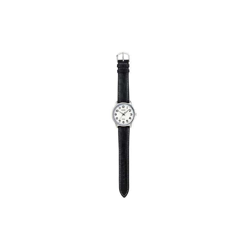 Casio STANDARD Series ENTICER Series Simple Leisure Business Quartz Movement Japanese and Korean Watch 4740mm Men's Watch White Dial MTP-1303L-7B