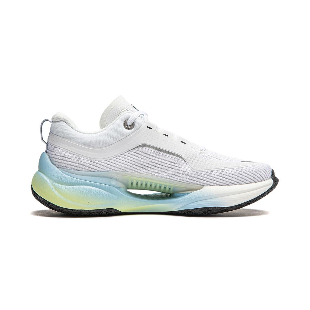 Li Ning Soft Cool Comfortable Shock Absorbing Breathable Lightweight Casual Shoes Women sneaker Standard-White AGLU022-3