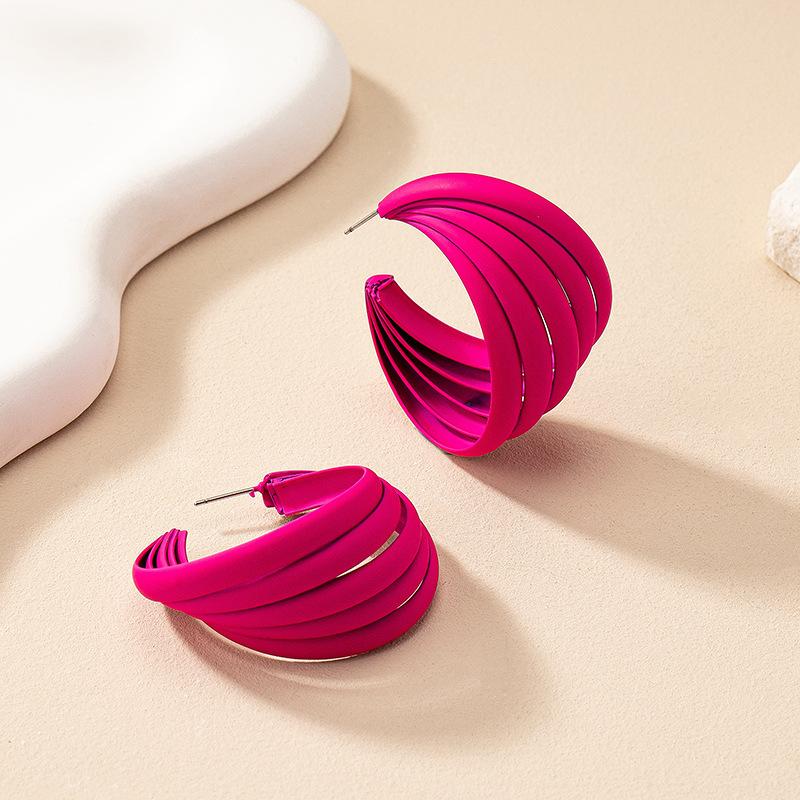 

Уникальный дизайн, модные серьги с геометрией для повседневного использования, женское корейское издание, темперамент, ретро-интернет