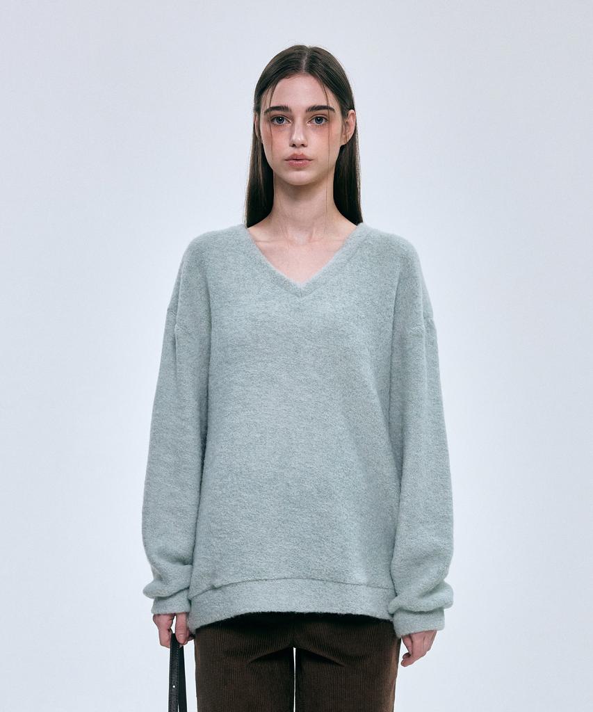 FOVERE Terry V-Neck Sweatshirt 3 Colors