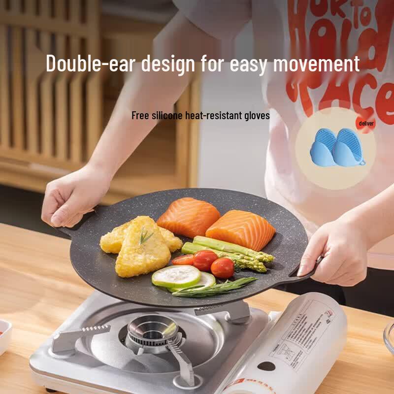 Explorer Outdoor Korean Style BBQ Grill Pan - 30cm